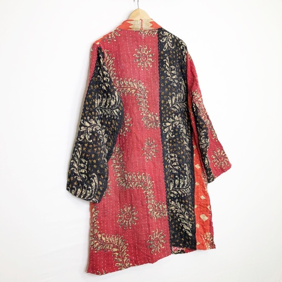 She’s 1 Oak She’s one of a kind multicolored open closure reversible kimono - Picture 6 of 8